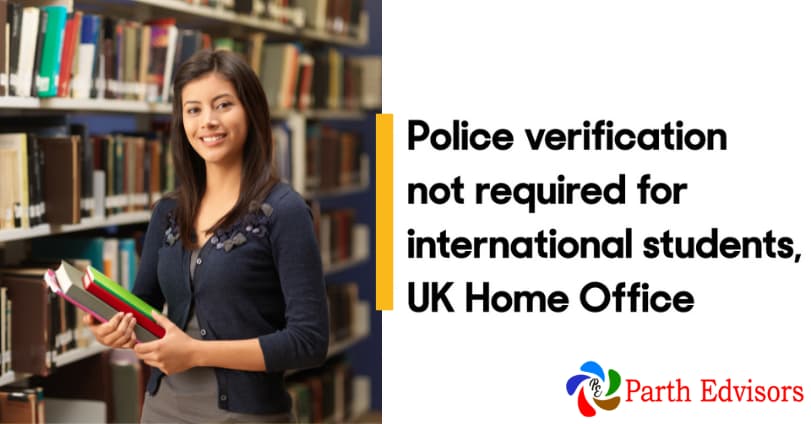 Police registration is no longer required in UK for international students