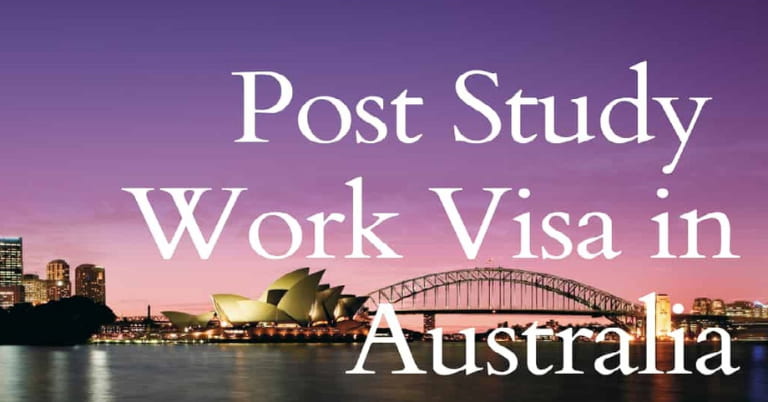 Australia study work visa